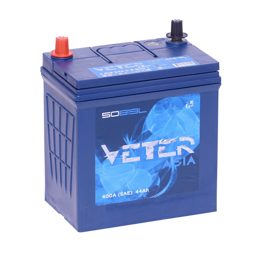 VETER ASIA NEW 44Ач  Китай