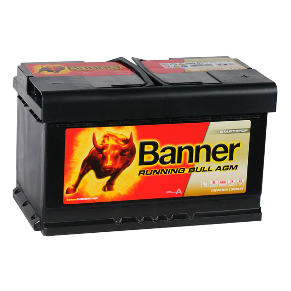 Banner Running Bull  80Ач AGM  Австрия