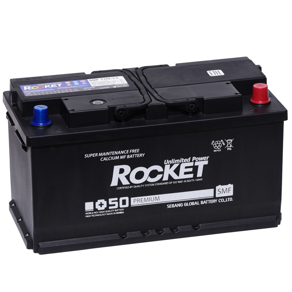 Rocket SMF+50  110Ач  Корея